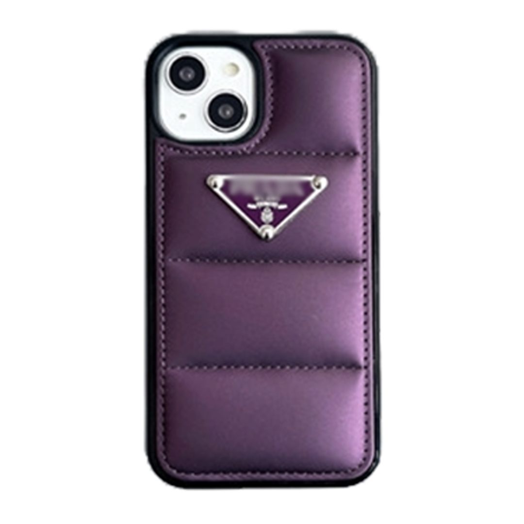 Purple Puffer iPhone Case