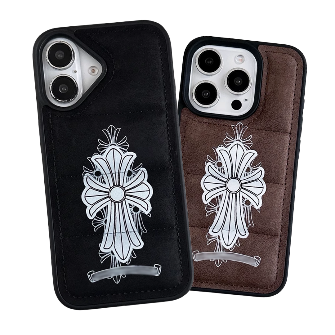 Suede Puffer iPhone Case