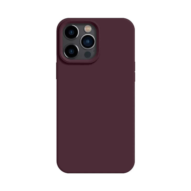 Plum Silicone iPhone Case