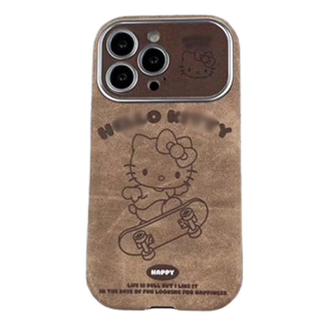 Trendy Suede iPhone Case