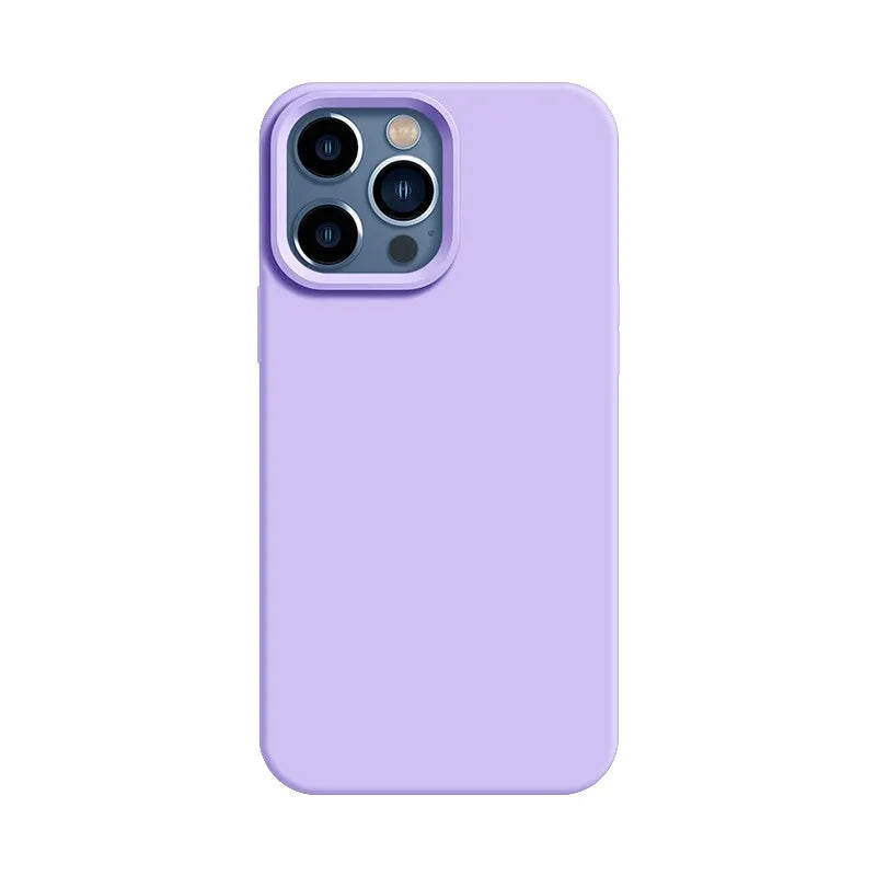 Lilac Purple Silicone iPhone Case