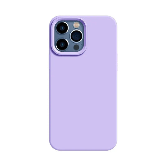Lilac Purple Silicone iPhone Case