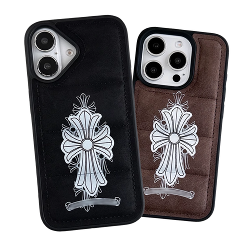 Suede Puffer iPhone Case
