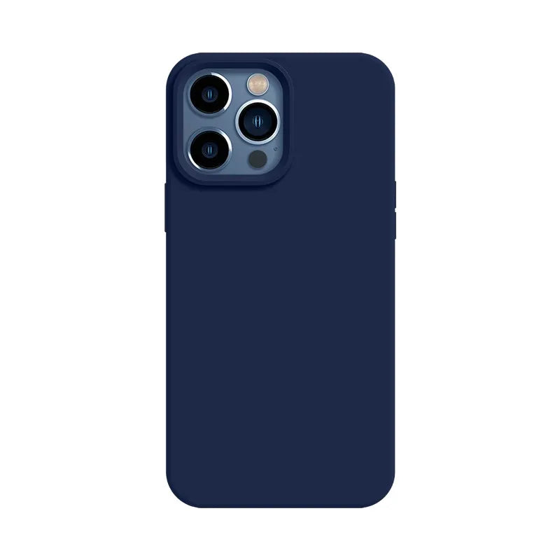 Navy Blue Silicone iPhone Case