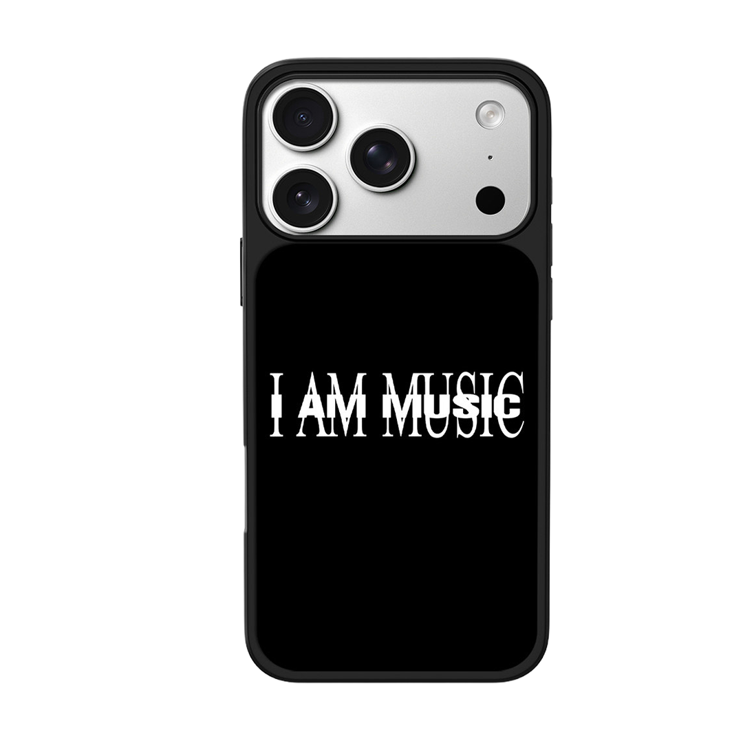 "I AM MUSIC" iPhone Case