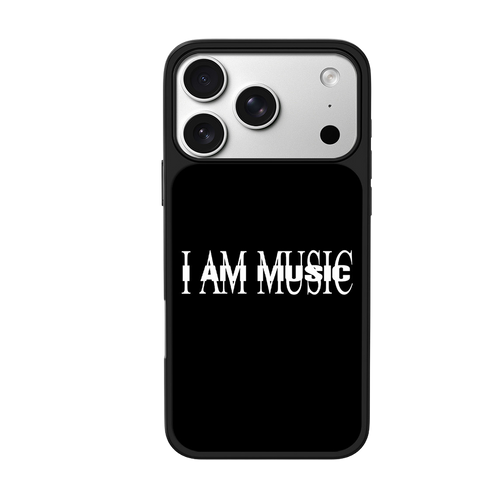 "I AM MUSIC" iPhone Case