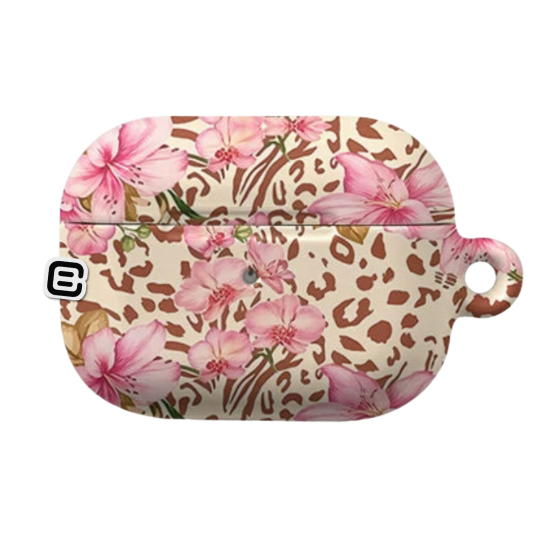 "Floral Leopard" AirPods Case