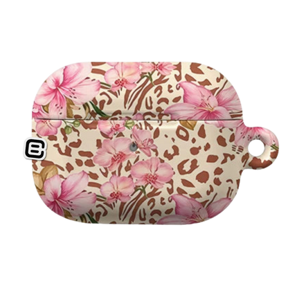 "Floral Leopard" AirPods Case