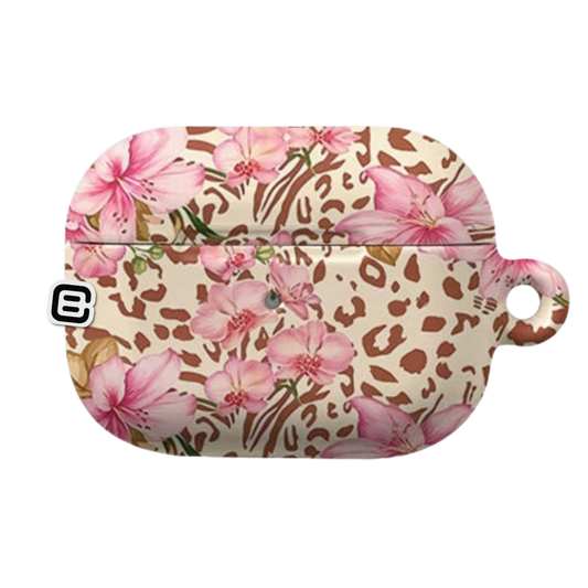 "Floral Leopard" AirPods Case