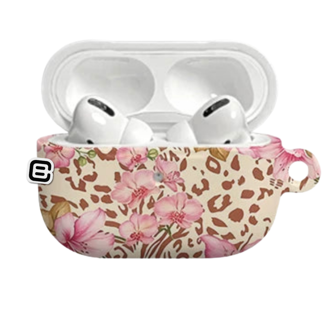 "Floral Leopard" AirPods Case