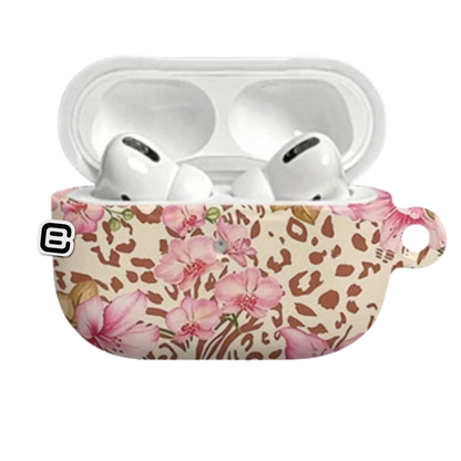 "Floral Leopard" AirPods Case