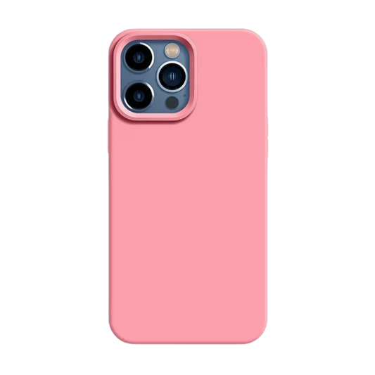 Rose Pink Silicone iPhone Case