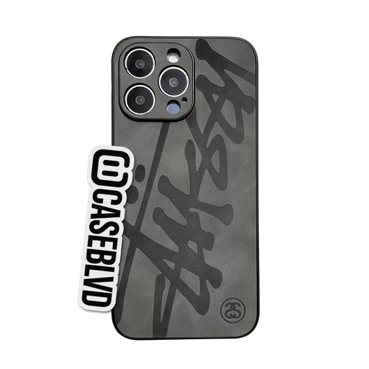 Suede iPhone Case