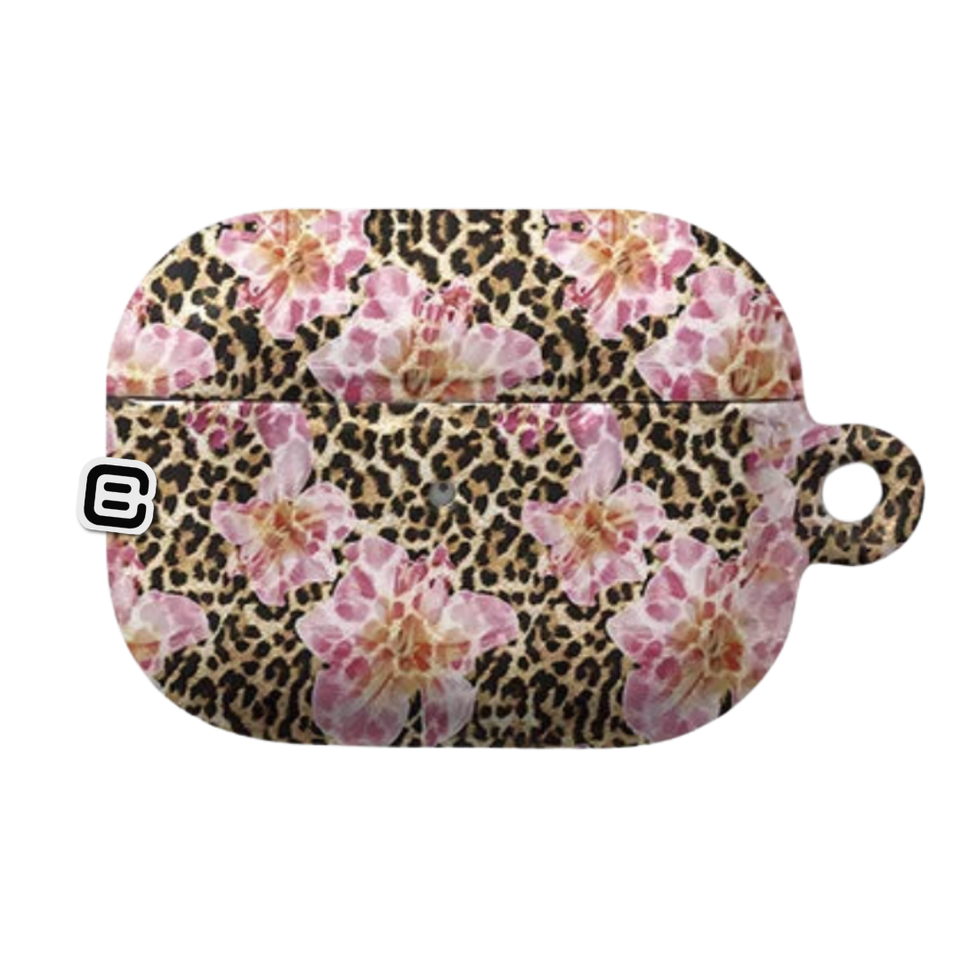 "Floral Leopard" AirPods Case