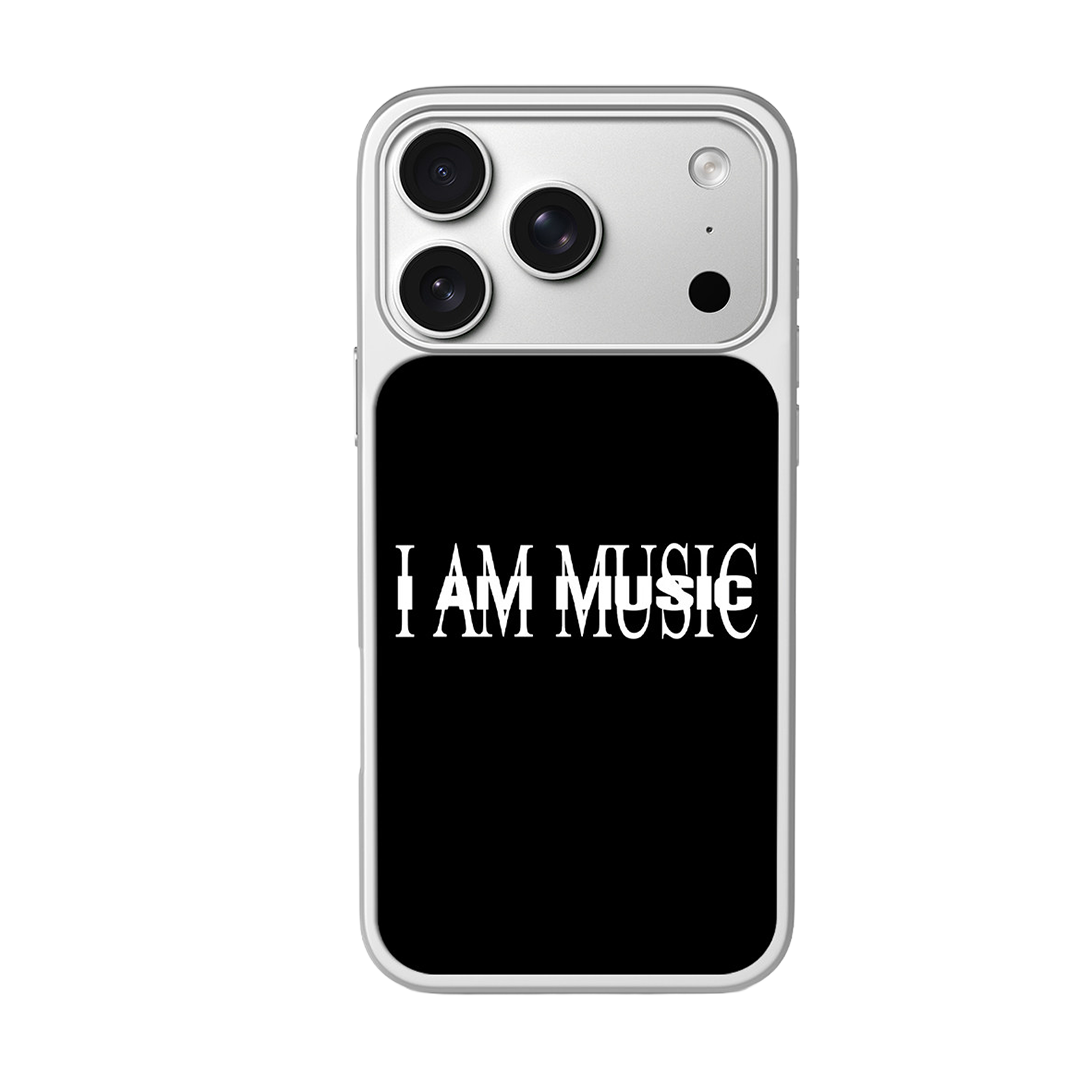 "I AM MUSIC" iPhone Case