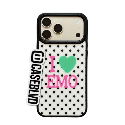 "I LOVE EMO" iPhone Case