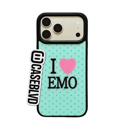 "I LOVE EMO" iPhone Case