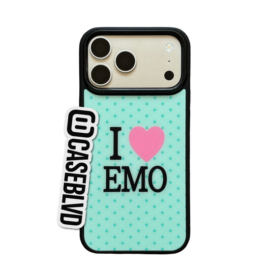 "I LOVE EMO" iPhone Case