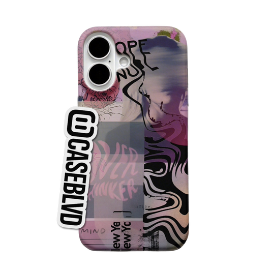 "Pink Collage" iPhone Case