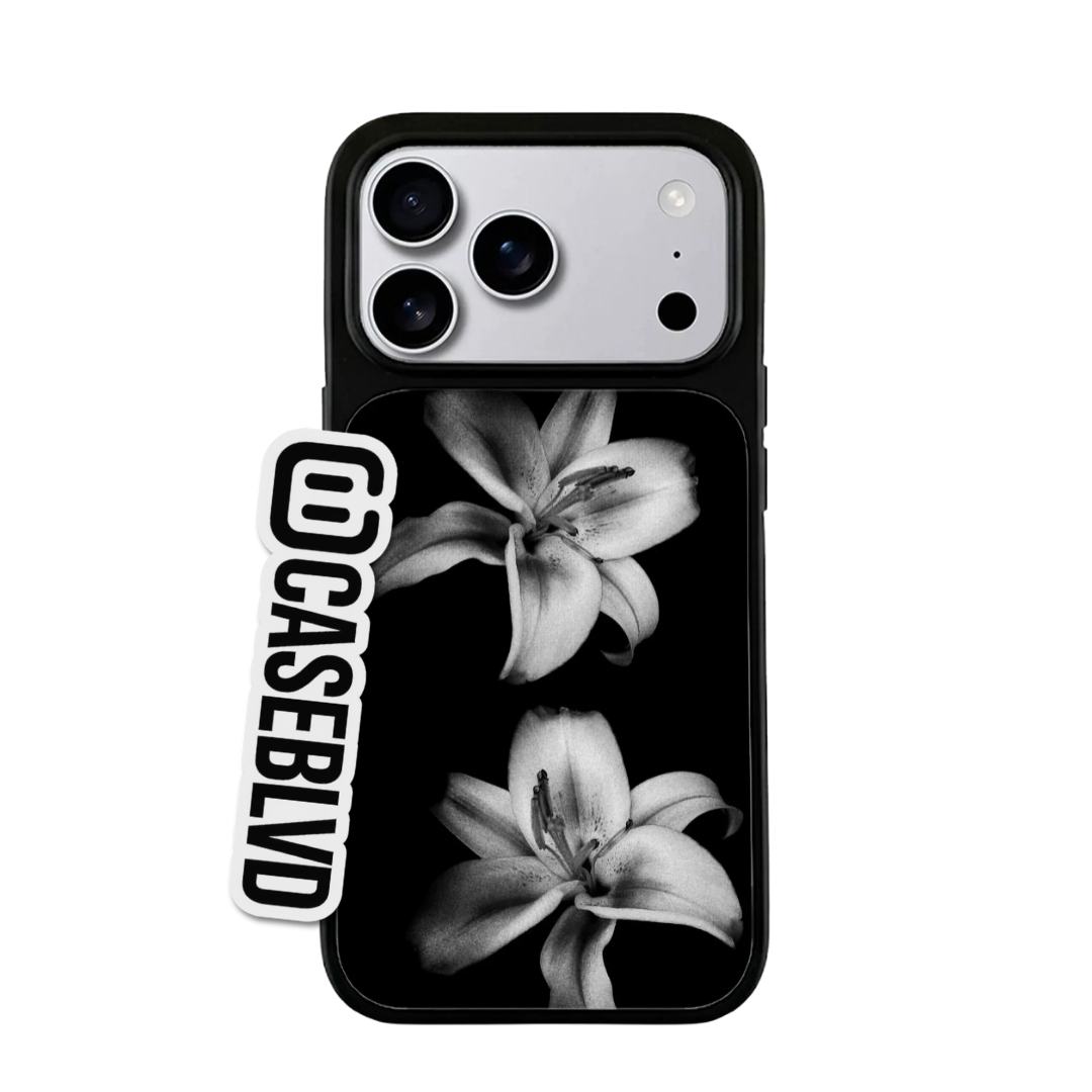 "White Floral" iPhone Case