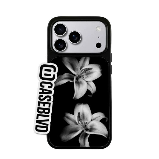 "White Floral" iPhone Case