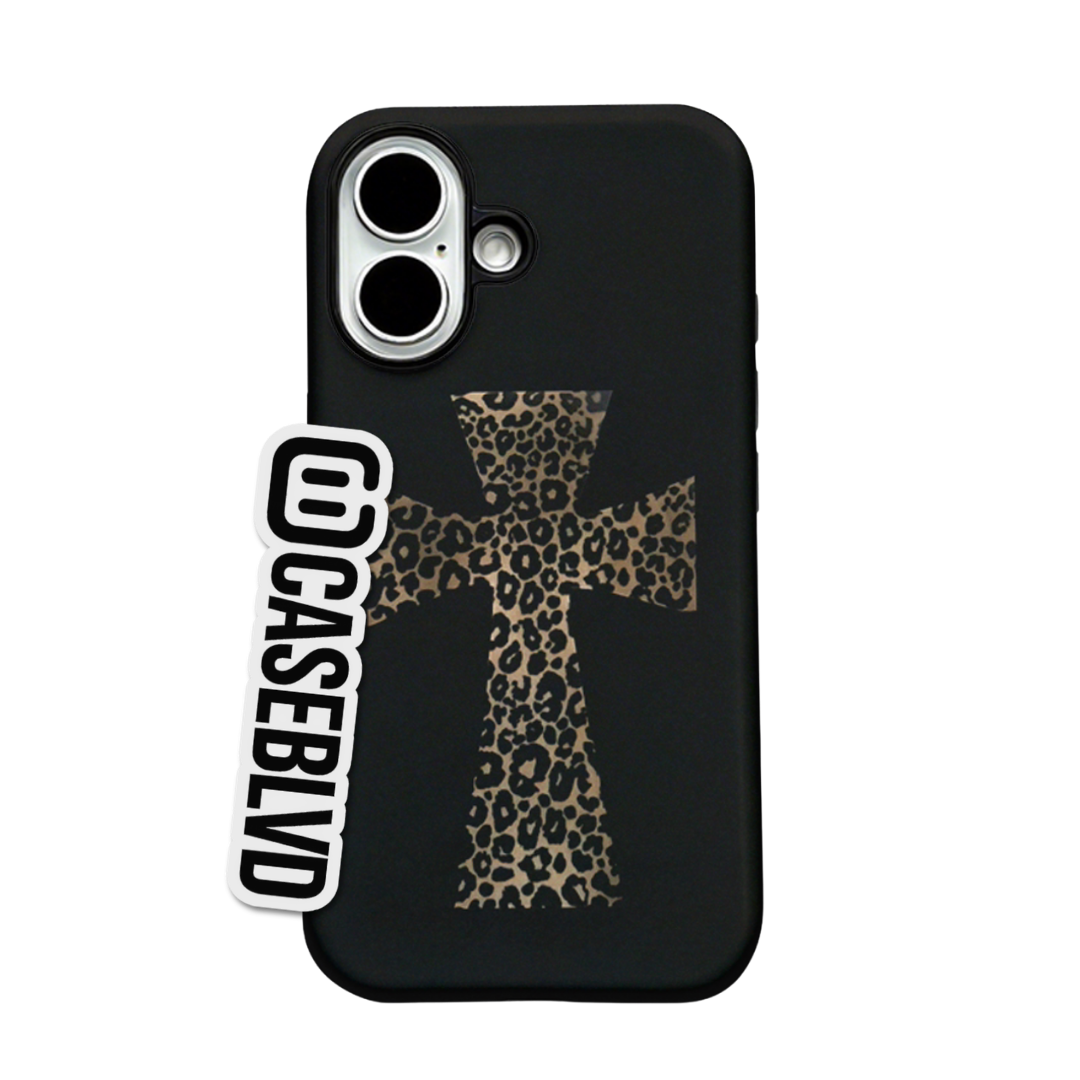 "Leopard Cross" iPhone Case