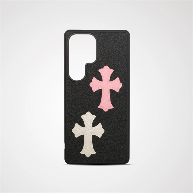 (Multi-Color) Leather Samsung Case