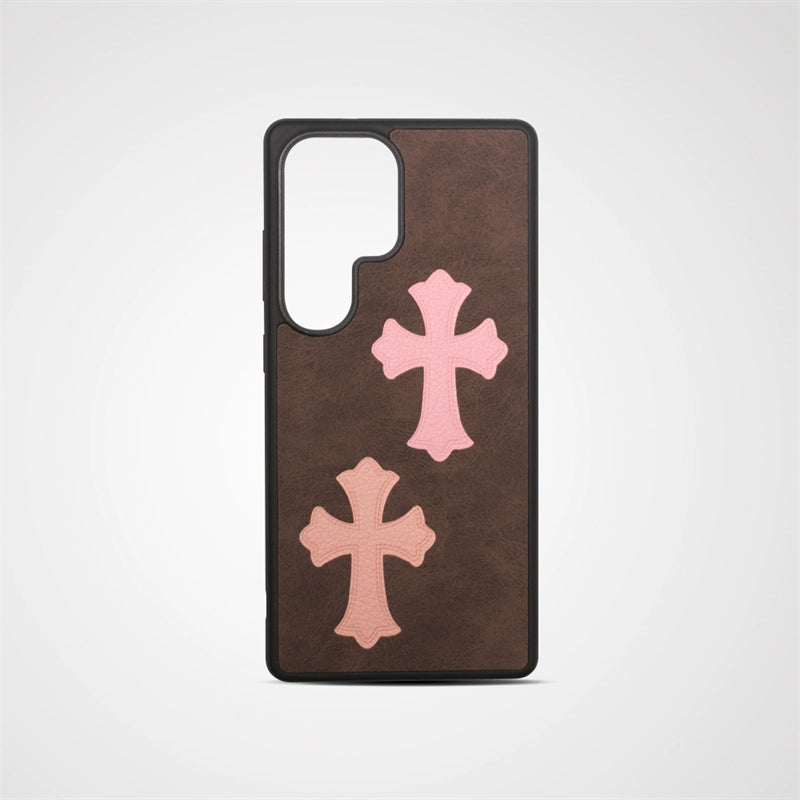 (Multi-Color) Leather Samsung Case
