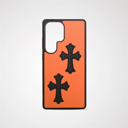 (Multi-Color) Leather Samsung Case