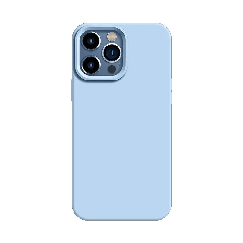 Cloud Blue Silicone iPhone Case