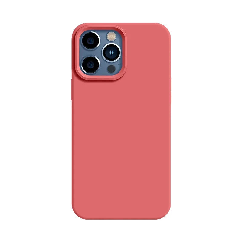 Pink Orange Silicone iPhone Case